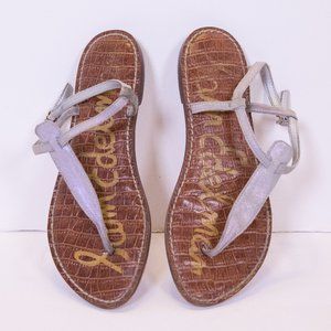 Sam Edelman Flat T-Strap Sandal in Iridescent